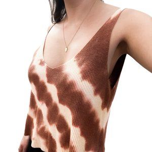 Forever 21 Knit Tie Dye Side Slit Tank | Small S